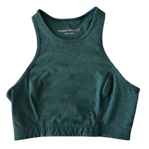 Outdoor Voices Athena Compression Crop Tank Top Green Size Small